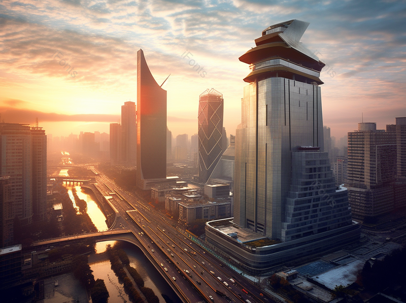 高楼大厦豪华大都市城市建筑背景图,高清,摄影图,摄影图片,图片大全,摄影图免费下载
